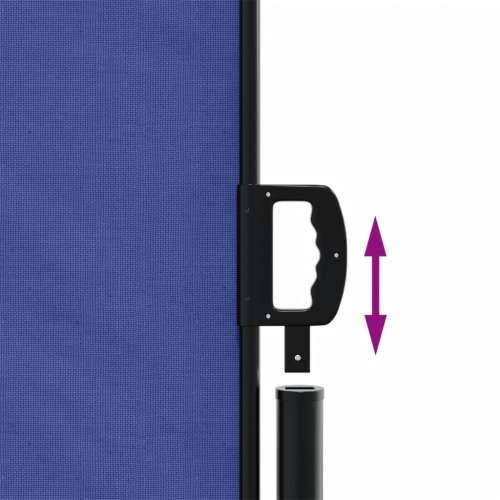 Bočna tenda na uvlačenje plava 160 x 1000 cm - Plava 160 x 1000 cm 1 Cijena