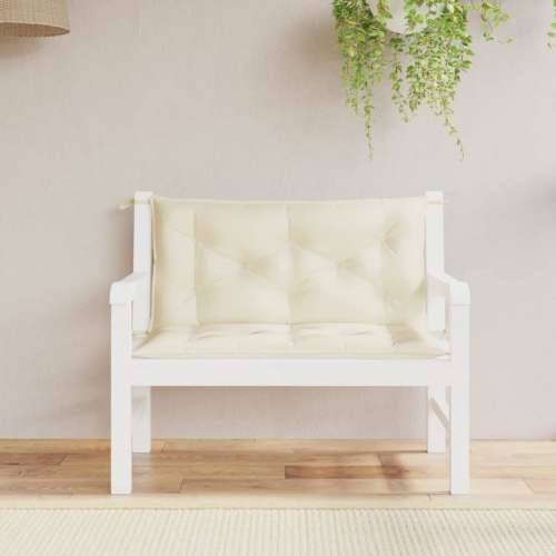 Jastuci za vrtnu klupu 2 kom krem 100x50x7 cm od tkanine Oxford - Krema 100 x 50 x 7 cm 2 Cijena