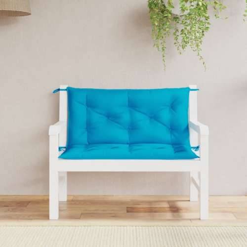 Jastuci za vrtnu klupu 2 kom svjetloplava od tkanine Oxford Svijetlo plava 100 x 50 x 7 cm 2 Cijena