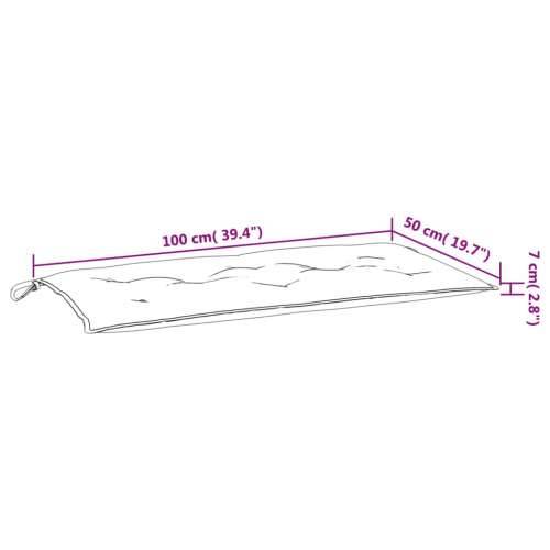 Jastuci za vrtnu klupu 2 kom svjetloplava od tkanine Oxford Svijetlo plava 100 x 50 x 7 cm 2 Cijena