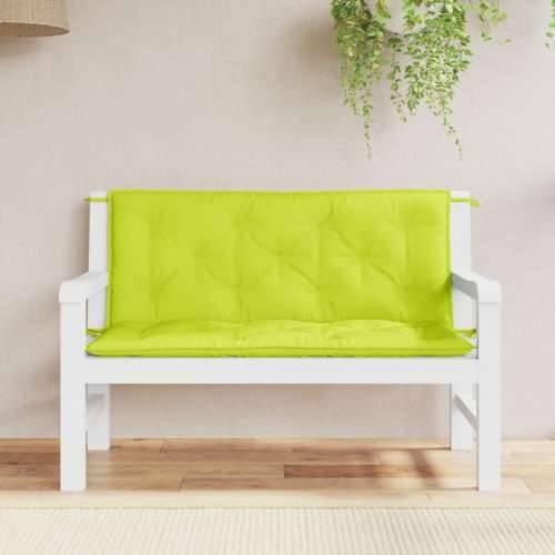 Jastuci za vrtnu klupu 2 kom Jarko zelena tkanine Oxford - Svjetlozelena 120 x 50 x 7 cm 2 Cijena