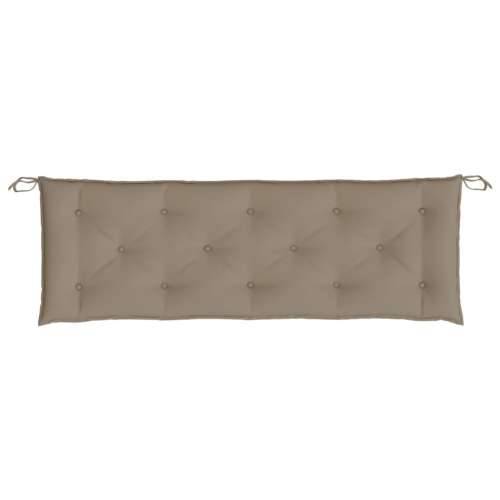 Jastuci za vrtnu klupu 2 kom smeđesivi tkanine Oxford - Sivo-smeđa 150 x 50 x 7 cm 2 Cijena