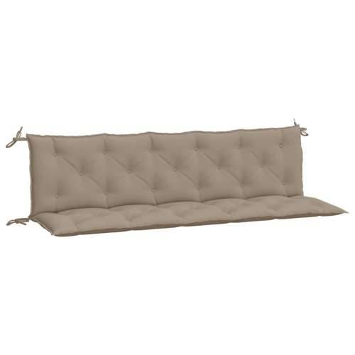 Jastuci za vrtnu klupu 2 kom smeđesivi tkanine Oxford - Sivo-smeđa 180 x 50 x 7 cm 2 Cijena