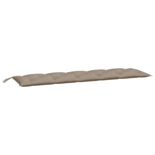 Jastuci za vrtnu klupu 2 kom smeđesivi tkanine Oxford - Sivo-smeđa 180 x 50 x 7 cm 2 Cijena