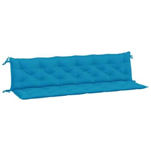 Jastuci za vrtnu klupu 2 kom svjetloplava od tkanine Oxford Svijetlo plava 200 x 50 x 7 cm 2 Cijena