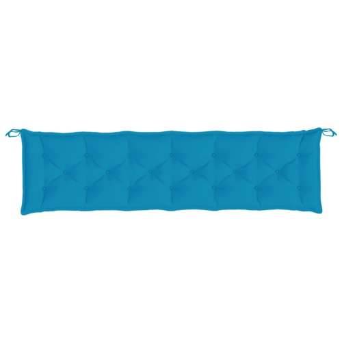 Jastuci za vrtnu klupu 2 kom svjetloplava od tkanine Oxford Svijetlo plava 200 x 50 x 7 cm 2 Cijena