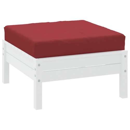 Jastuk za palete boja crvenog vina 60x60x9,5 cm od tkanine Oxford - boja crnog vina 1 naslon za noge Cijena