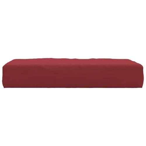 Jastuk za palete boja crvenog vina 60x60x9,5 cm od tkanine Oxford - boja crnog vina 1 naslon za noge Cijena