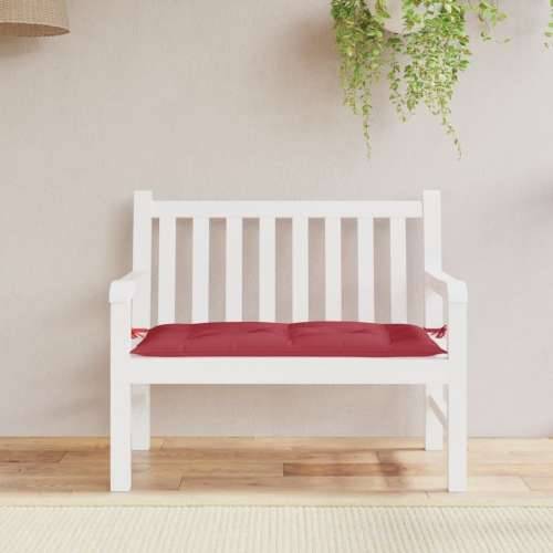 Jastuk za vrtnu klupu boja vina 110 x 50 x 7 cm tkanina Oxford - boja crnog vina 1 Cijena