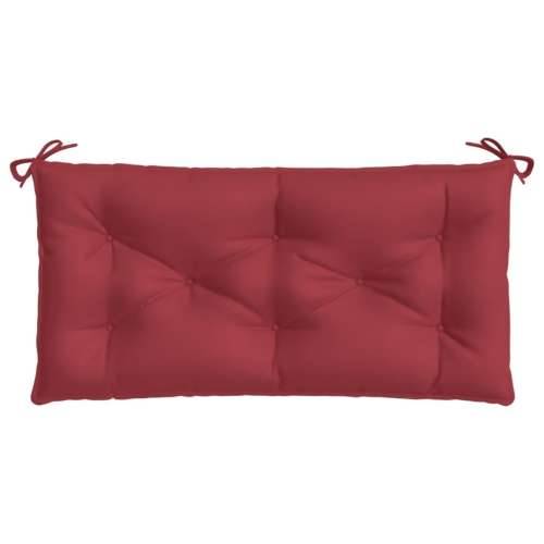 Jastuk za vrtnu klupu boja vina 110 x 50 x 7 cm tkanina Oxford - boja crnog vina 1 Cijena