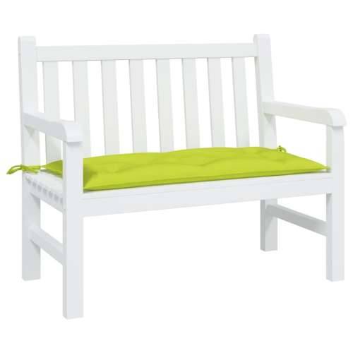 Jastuk za vrtnu klupu jarkozeleni 110x50x7 cm od tkanine Oxford - Svjetlozelena 1 Cijena