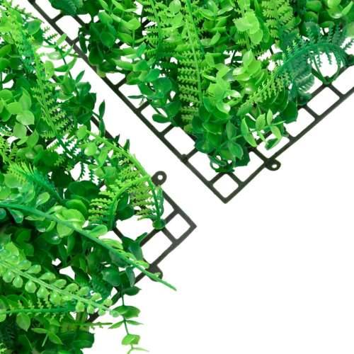  Ograda od umjetnog lišća paprati 6 kom zelena 40 x 60 cm - 6 Cijena