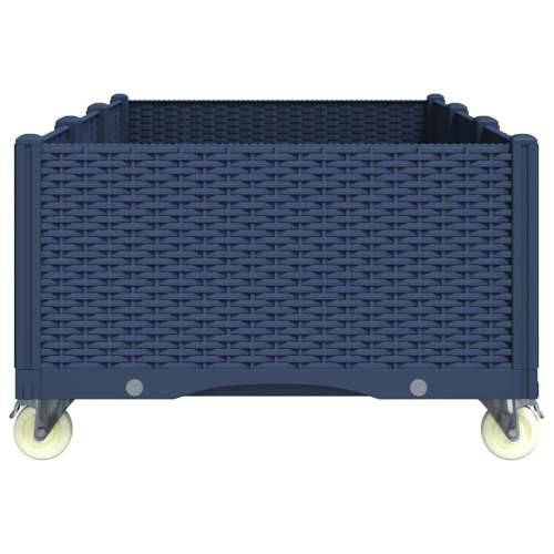 Vrtna sadilica s kotačima plava siva 150x80x54 cm PP - Plavo-siva 150 x 80 x 54 cm 1 Cijena