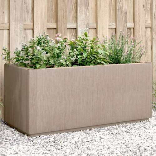 Vrtna sadilica s nogama smeđa 80x36x35 cm PP - Svjetlosmeđa 1 Cijena