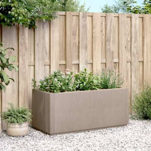 Vrtna sadilica s nogama smeđa 80x36x35 cm PP - Svjetlosmeđa 1 Cijena