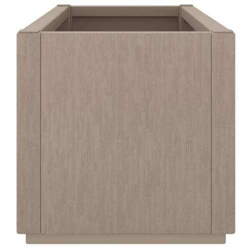 Vrtna sadilica s nogama smeđa 80x36x35 cm PP - Svjetlosmeđa 1 Cijena