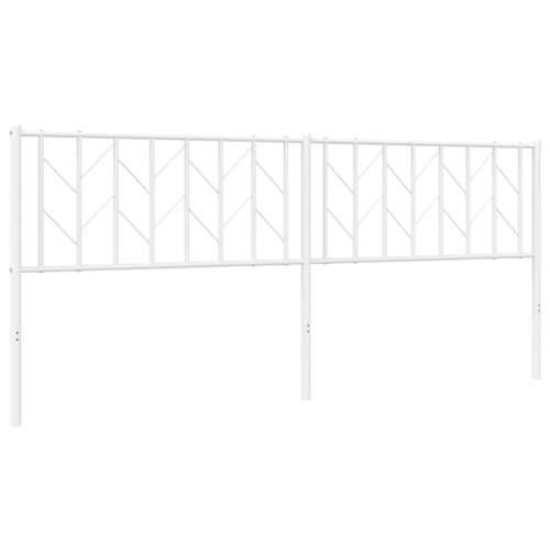 Metalno uzglavlje bijelo 200 cm - Bijela 200 cm 1 Cijena
