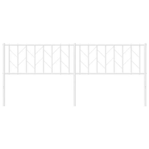 Metalno uzglavlje bijelo 200 cm - Bijela 200 cm 1 Cijena