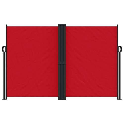 Uvlačiva bočna tenda 160 x 1000 cm crvena Cijena