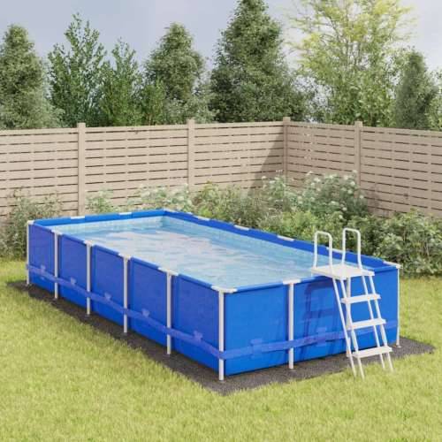 Platno za tlo ispod bazena svjetlosivo 750x370 cm poliesterska - 750 x 370 cm 1 Cijena