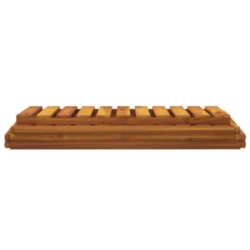 Sklopiva polica 3 razine smeđa 70x31x63 cm masivno drvo bagrema - 1 70 cm Cijena