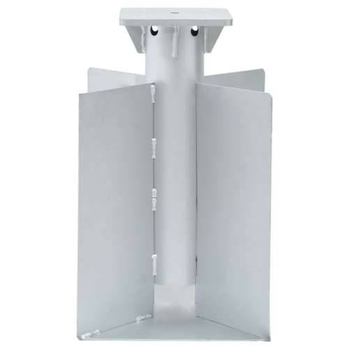 Ukopana baza za suncobran srebrna 27,5 x 27,5 x 45 cm čelična Cijena