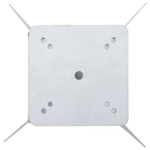 Ukopana baza za suncobran srebrna 27,5 x 27,5 x 45 cm čelična Cijena