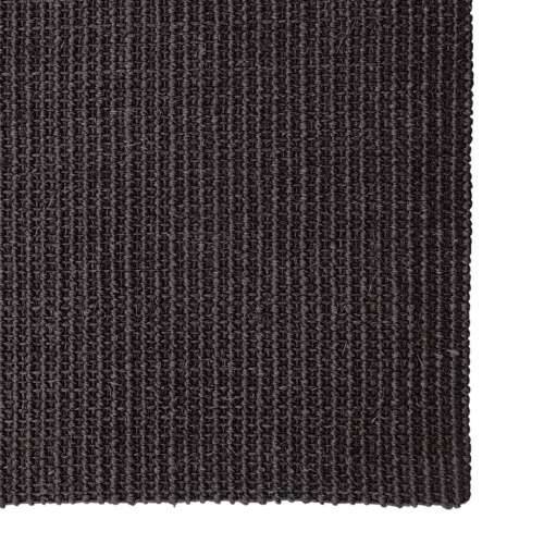 Tepih od sisala za grebanje crni 80 x 350 cm Cijena