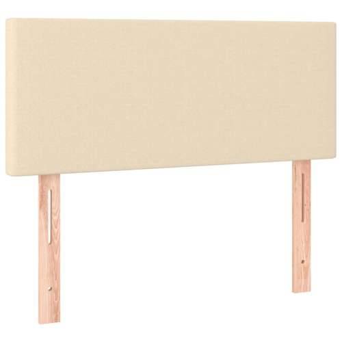Krevet box spring s madracem krem 120 x 190 cm od tkanine - Krema 120 x 190 cm Gladak dizajn Cijena