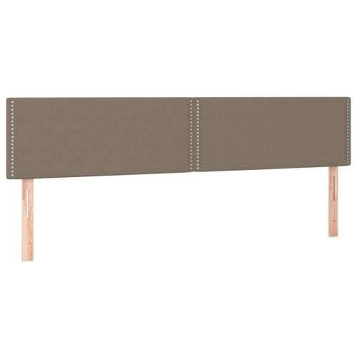 Krevet s oprugama i madracem smeđesivi 120 x 190 cm od tkanine - Sivo-smeđa 120 x 190 cm Obično s čavlima Cijena