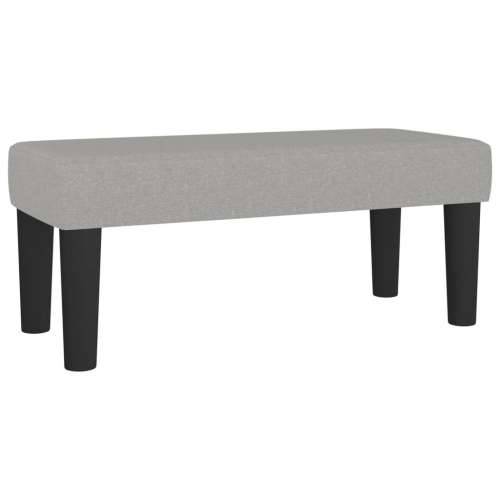 Krevet s oprugama i madracem svjetlosivi 120x190 cm od tkanine - Svjetlosiva 120 x 190 cm Okomite pruge Cijena