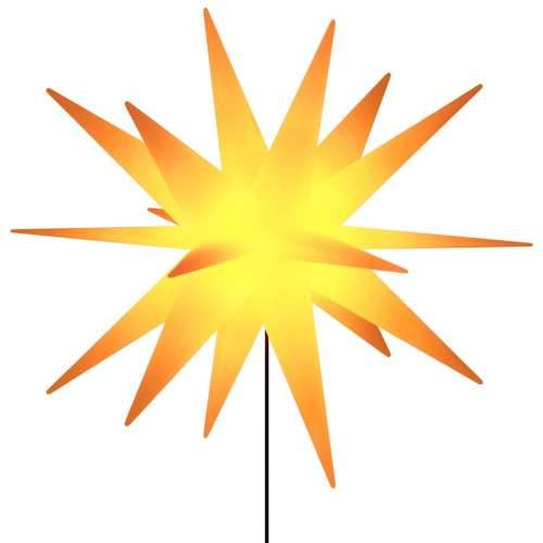 Božićna svjetla sa šiljcima 3 kom LED sklopiva žuta 35 cm - Žuta 1 Cijena