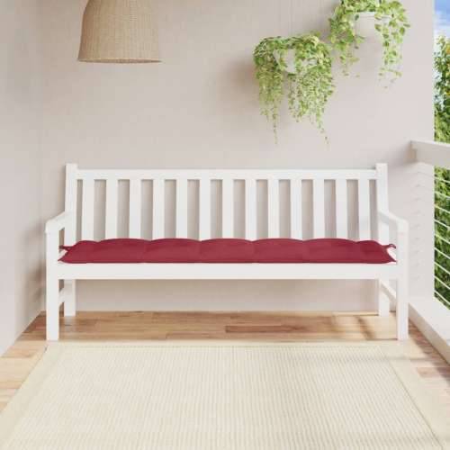 Jastuk za vrtnu klupu boja vina 180 x 50 x 7 cm tkanina Oxford - boja crnog vina 180 x 50 x 7 cm 1 Cijena