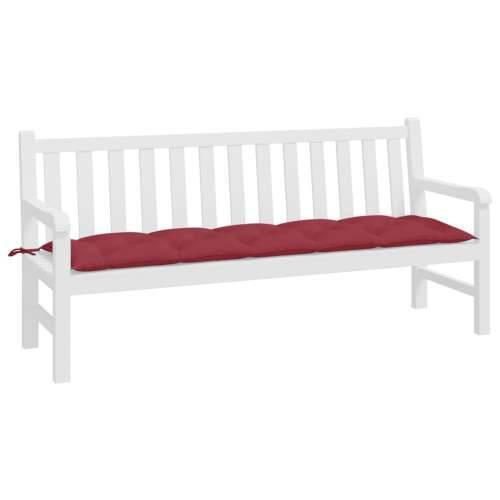 Jastuk za vrtnu klupu boja vina 180 x 50 x 7 cm tkanina Oxford - boja crnog vina 180 x 50 x 7 cm 1 Cijena