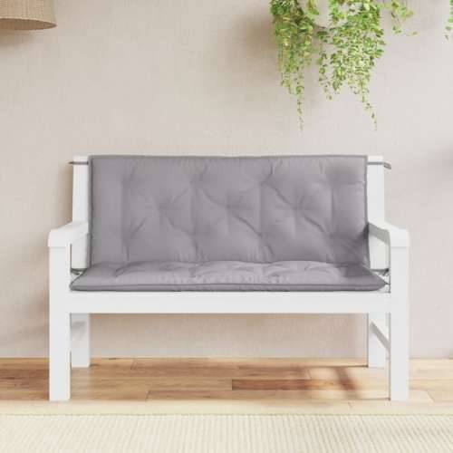Jastuci za vrtnu klupu 2 kom sivo tkanine Oxford - Siva 120 x 50 x 7 cm 2 Cijena