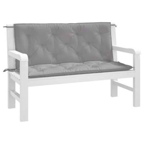 Jastuci za vrtnu klupu 2 kom sivo tkanine Oxford - Siva 120 x 50 x 7 cm 2 Cijena