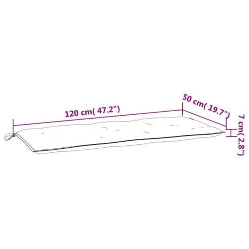 Jastuci za vrtnu klupu 2 kom crno 120x50x7 cm tkanine Oxford Crna 120 x 50 x 7 cm 2 Cijena