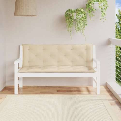 Jastuci za vrtnu klupu 2 kom bež 150x50x7 cm tkanine Oxford - Bež 150 x 50 x 7 cm 2 Cijena