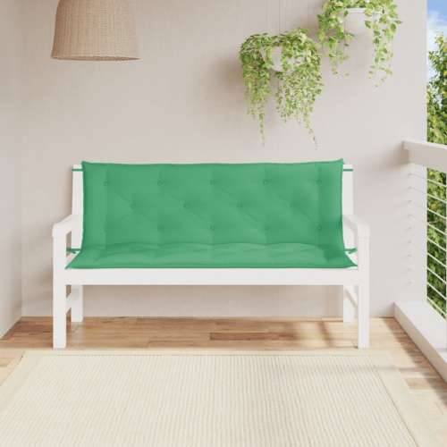 Jastuci za vrtnu klupu 2 kom zelena tkanine Oxford - Zelena 150 x 50 x 7 cm 2 Cijena