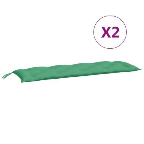 Jastuci za vrtnu klupu 2 kom zelena tkanine Oxford - Zelena 150 x 50 x 7 cm 2 Cijena