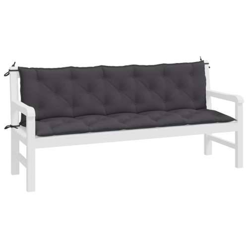 Jastuci za vrtnu klupu 2 kom antracit 180x50x7cm tkanine Oxford - Antracit 180 x 50 x 7 cm 2 Cijena