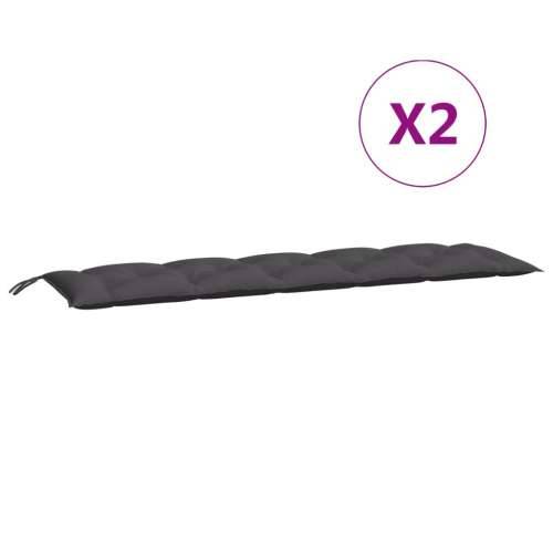 Jastuci za vrtnu klupu 2 kom antracit 180x50x7cm tkanine Oxford - Antracit 180 x 50 x 7 cm 2 Cijena
