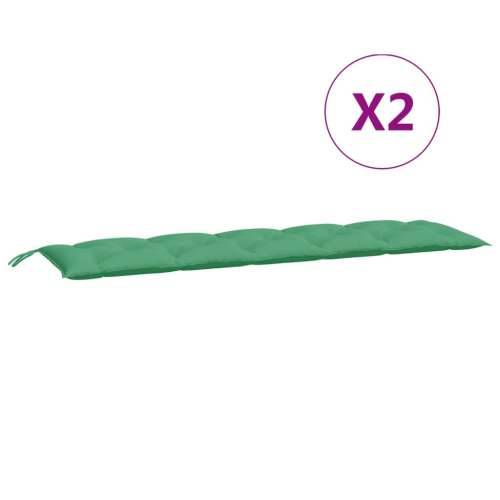 Jastuci za vrtnu klupu 2 kom zelena 180x50x7cm tkanine Oxford - Zelena 180 x 50 x 7 cm 2 Cijena