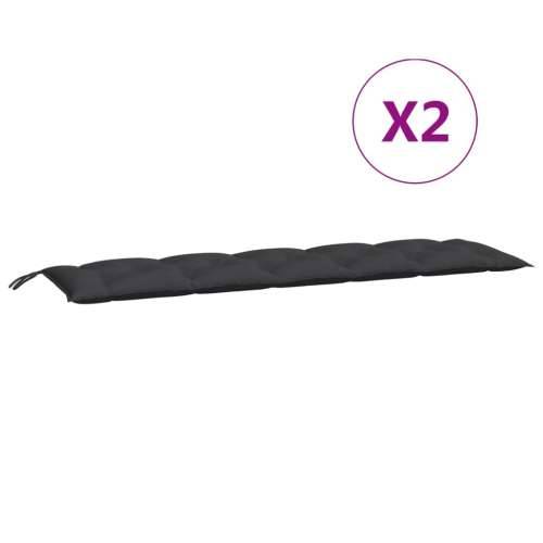 Jastuci za vrtnu klupu 2 kom crno 180x50x7 cm tkanine Oxford - Crna 180 x 50 x 7 cm 2 Cijena