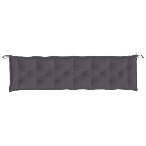 Jastuci za vrtnu klupu 2 kom antracit 200x50x7cm tkanine Oxford - Antracit 200 x 50 x 7 cm 2 Cijena