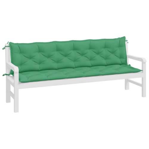 Jastuci za vrtnu klupu 2 kom zelena 200x50x7cm tkanine Oxford - Zelena 200 x 50 x 7 cm 2 Cijena