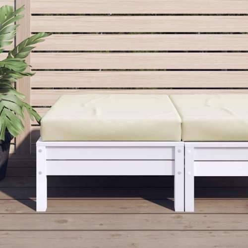 Paletni podni jastuk od tkanine 60x60x9,5 cm krem - Krema 1 naslon za noge Cijena