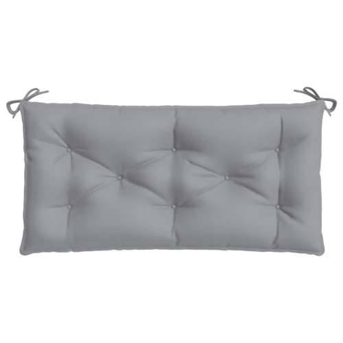 Jastuk za vrtnu klupu sivi 110 x 50 x 7 cm od tkanine Oxford Cijena