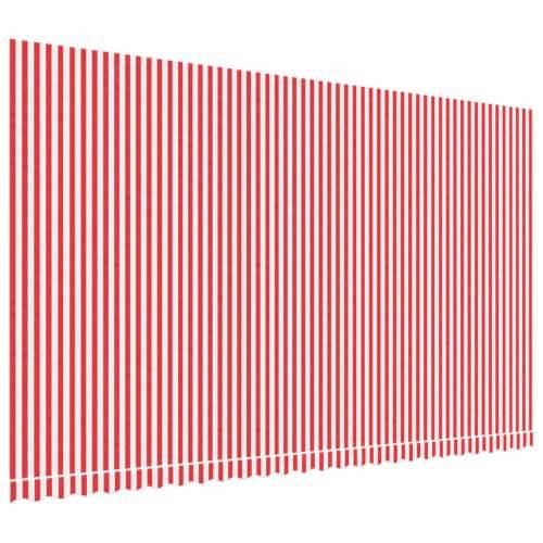Zamjenska tkanina za tendu crveno-bijela prugasta 6 x 3,5 m Cijena
