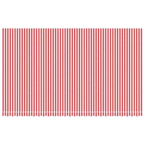 Zamjenska tkanina za tendu crveno-bijela prugasta 6 x 3,5 m Cijena
